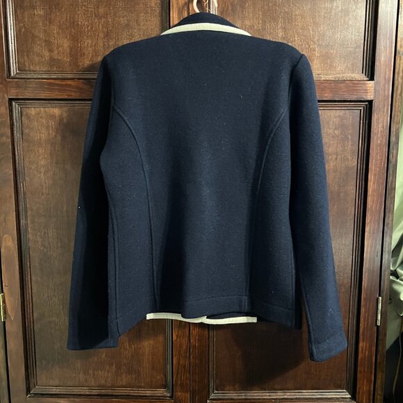 J CREW BOILED 100% MERINO WOOL JACKET SIZE M - Picture 2 of 9